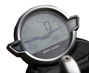 Moto Guzzi V9 dash